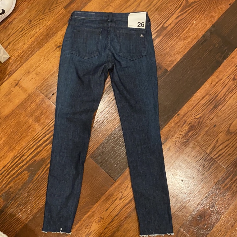 Rag & Bone Ankle Skinny Jeans Dark Wash size 26 - Picture 4 of 4